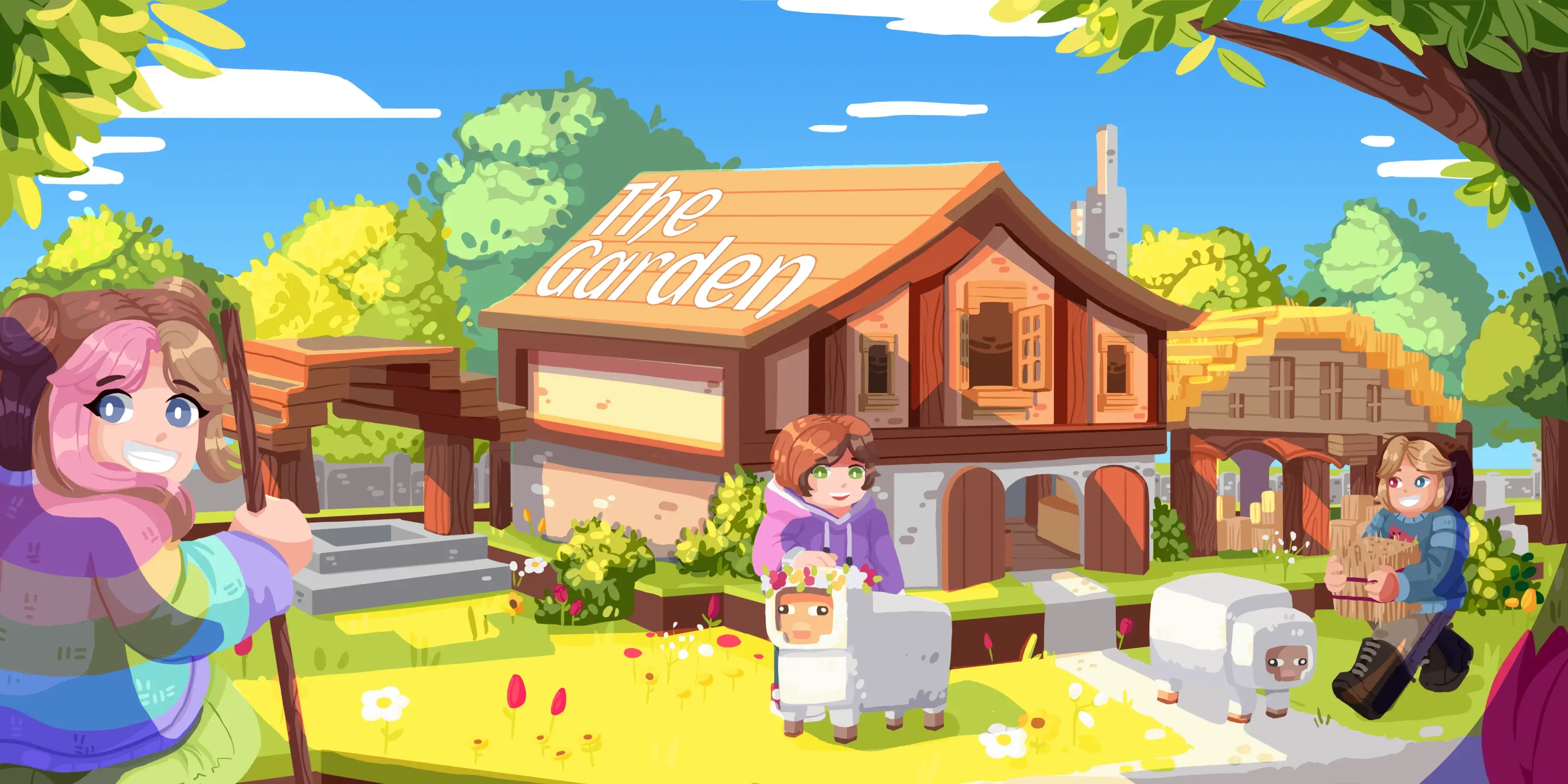 The Garden farming area